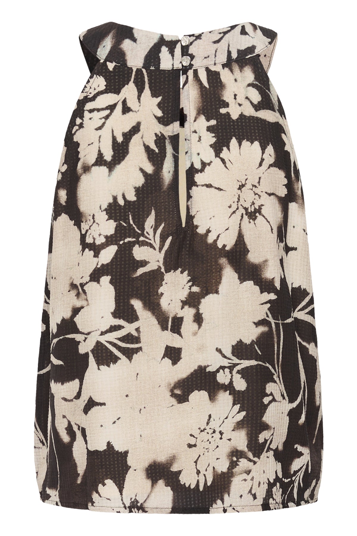 CRHailey Halterneck Dark Brown Flower - 109590 - 10615249