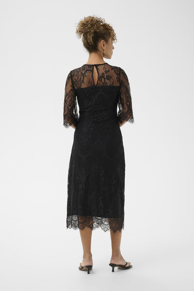 CRYumi Lace Dress Pitch Black - 100120 - 10615261 Thumbnail
