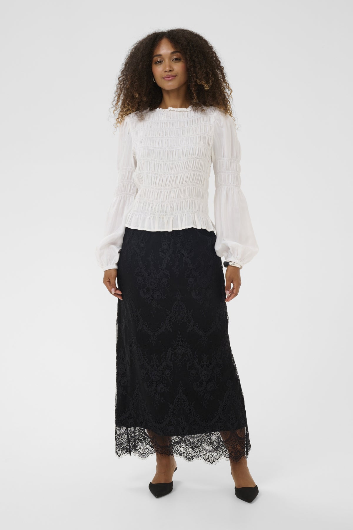 CRYumi Lace Skirt Pitch Black - 100120 - 10615262