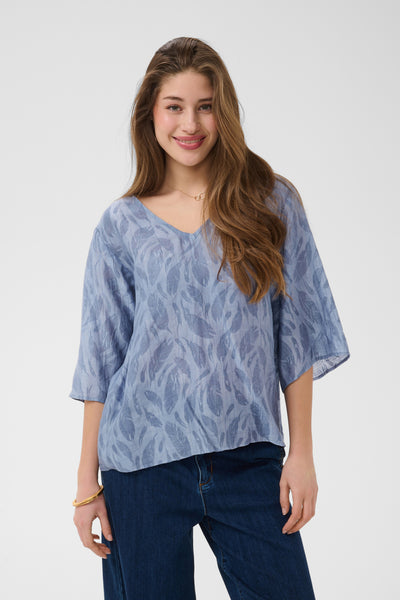 CRLoui Tshirt Blouse Stonewash - 173917 - 10615270 Thumbnail