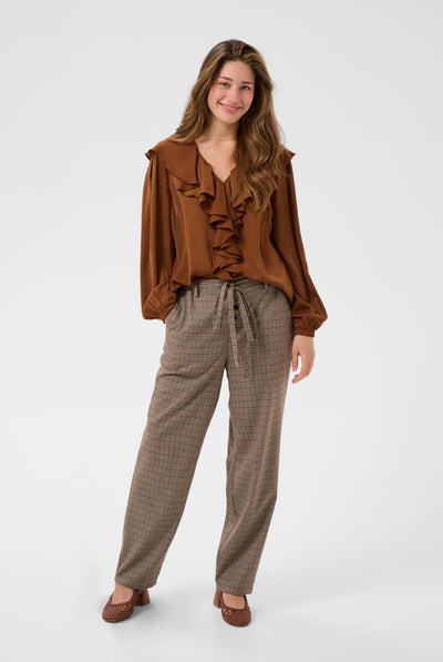 CRElisMay Pant Brown Check - 109875 - 10615278 Thumbnail