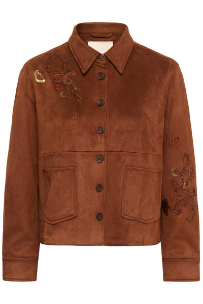 CRBillie Suede Jacket Friar Brown - 191230 - 10615289 Thumbnail