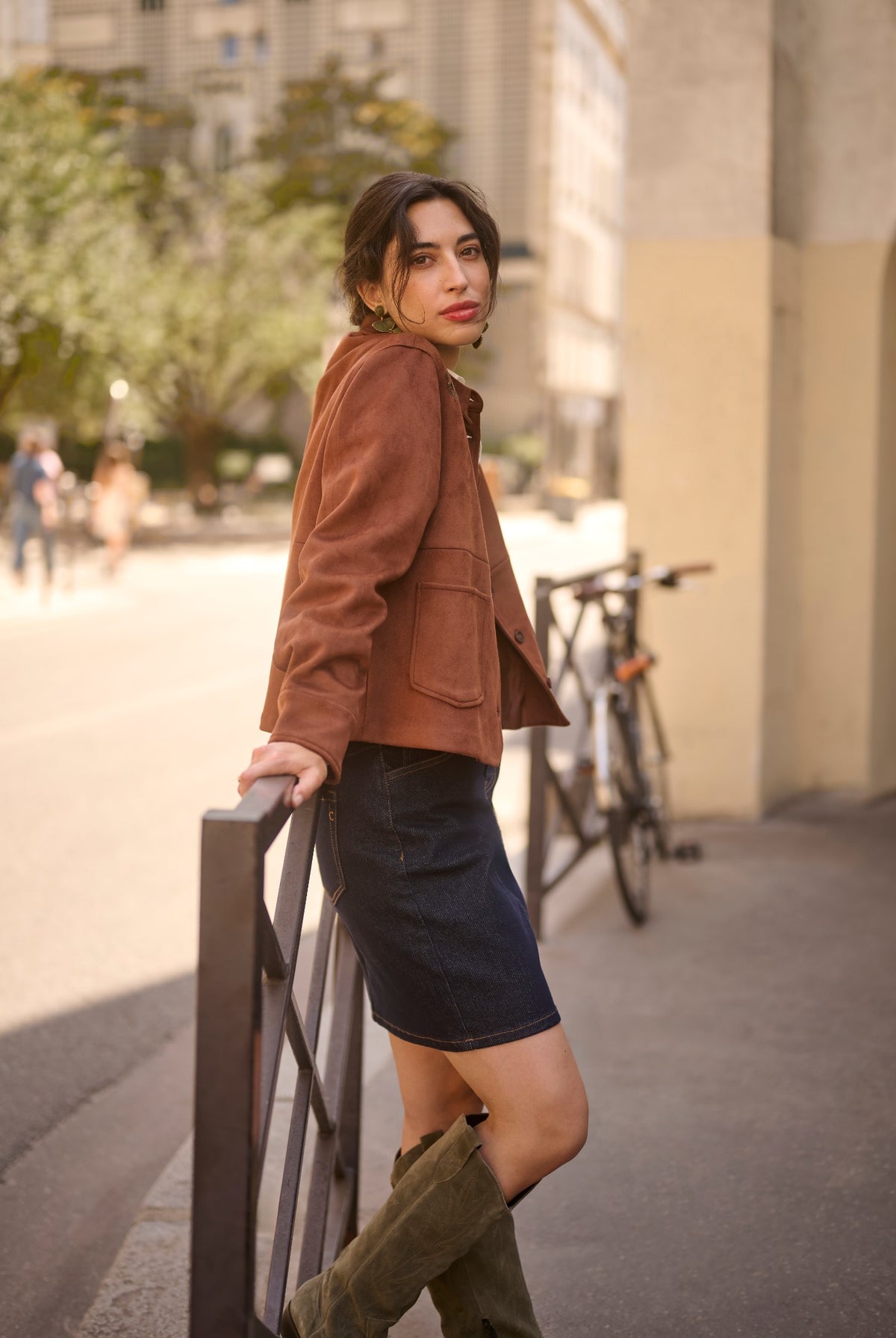 CRBillie Suede Jacket Friar Brown - 191230 - 10615289