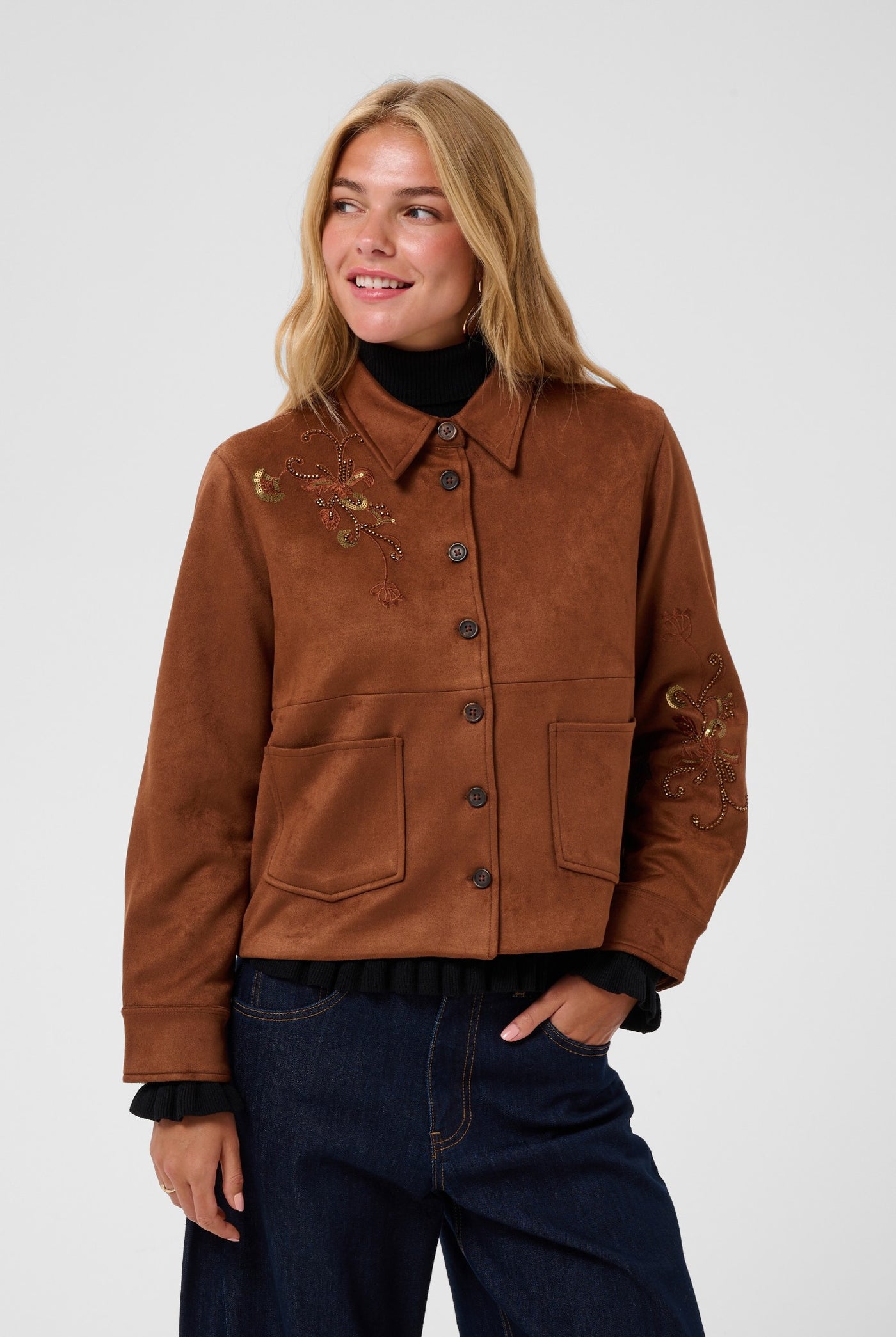 CRBillie Suede Jacket Friar Brown - 191230 - 10615289