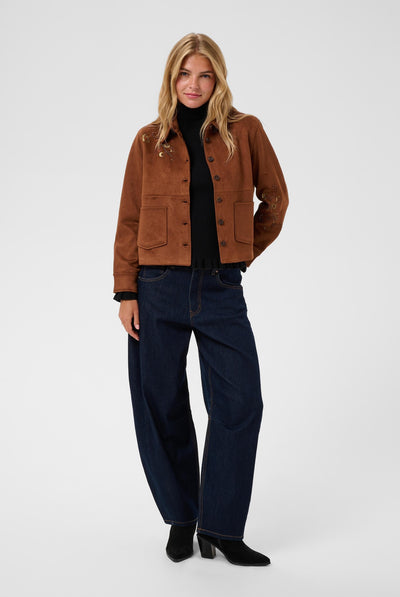 CRBillie Suede Jacket Friar Brown - 191230 - 10615289 Thumbnail