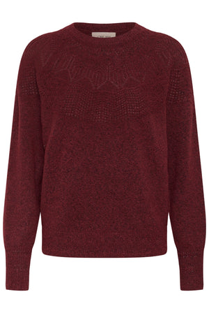 CRJunah Pointelle Pullover Cabernet - 191724 - 10615297