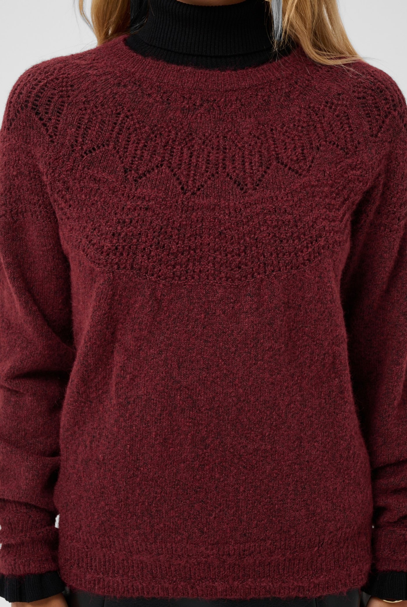 CRJunah Pointelle Pullover Cabernet - 191724 - 10615297