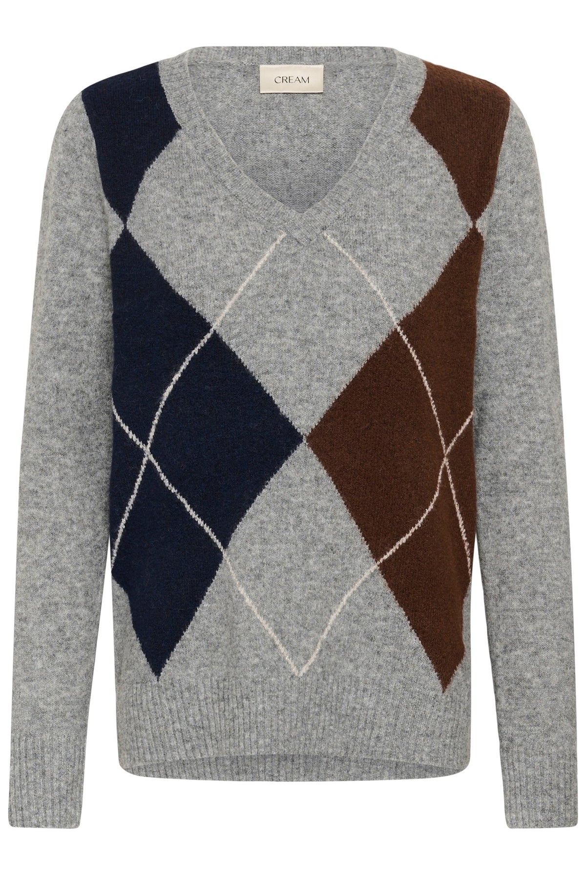 CRHope Knit Pullover Grey Melange - 100391 - 10615298