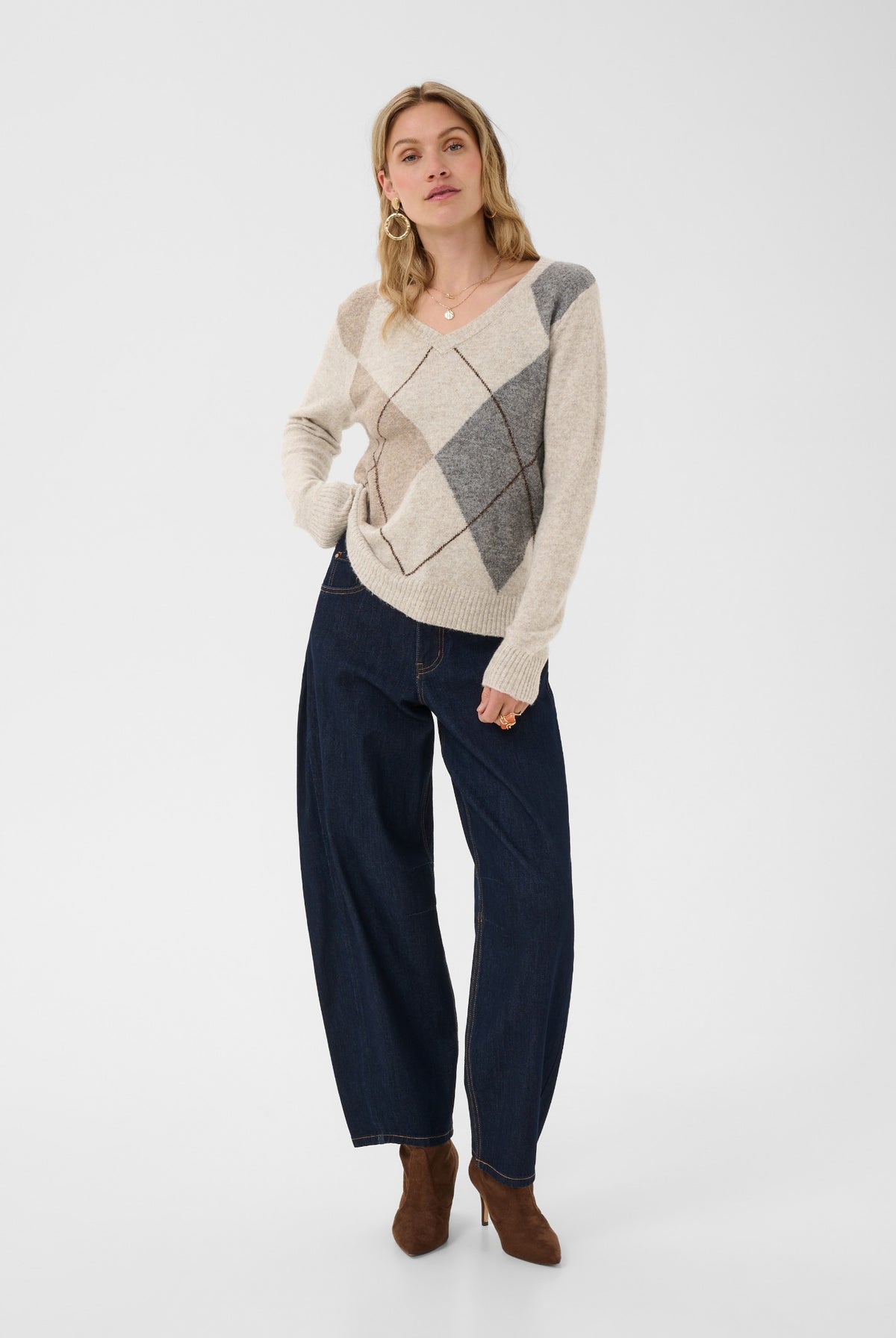 CRHope Knit Pullover Oatmeal Melange - 1304011 - 10615298