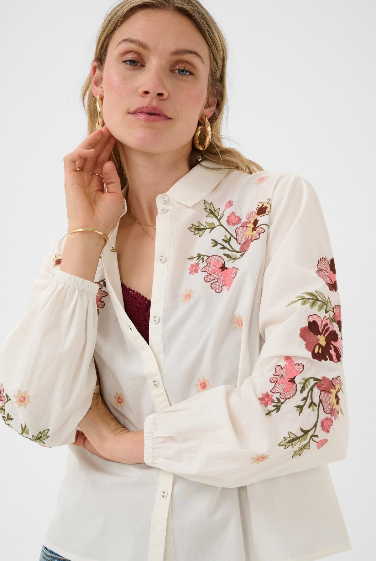 CRPeona Shirt Whisper White - 110701 - 10615302