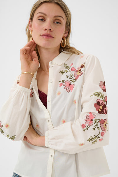 CRPeona Shirt Whisper White - 110701 - 10615302 Thumbnail