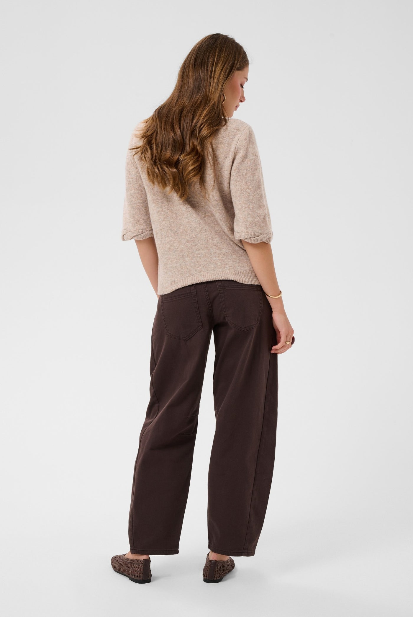 CRTrusty Knit Blouse Oat melange - 100232 - 10615358