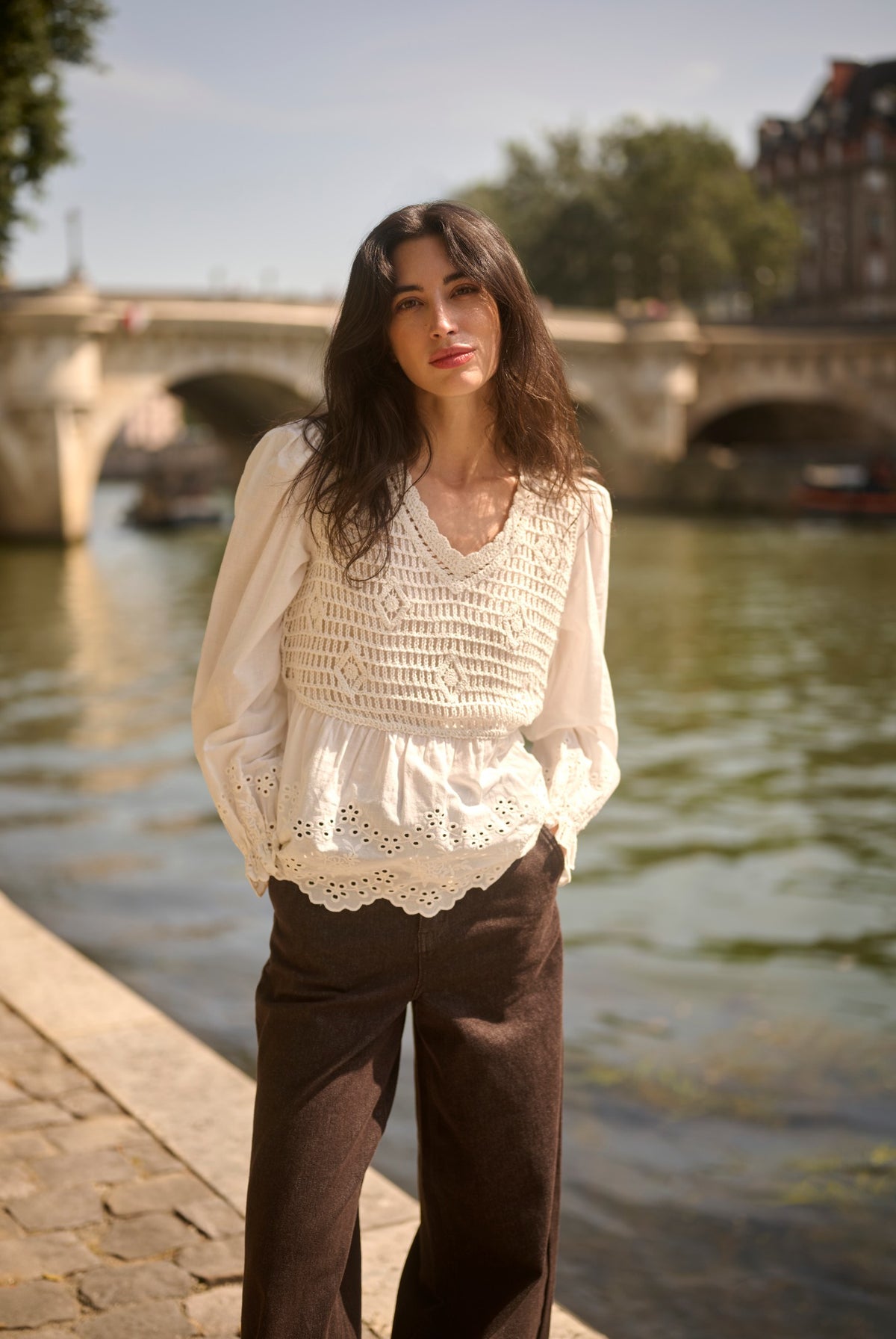 CRSerin Blouse Whisper White - 110701 - 10615359
