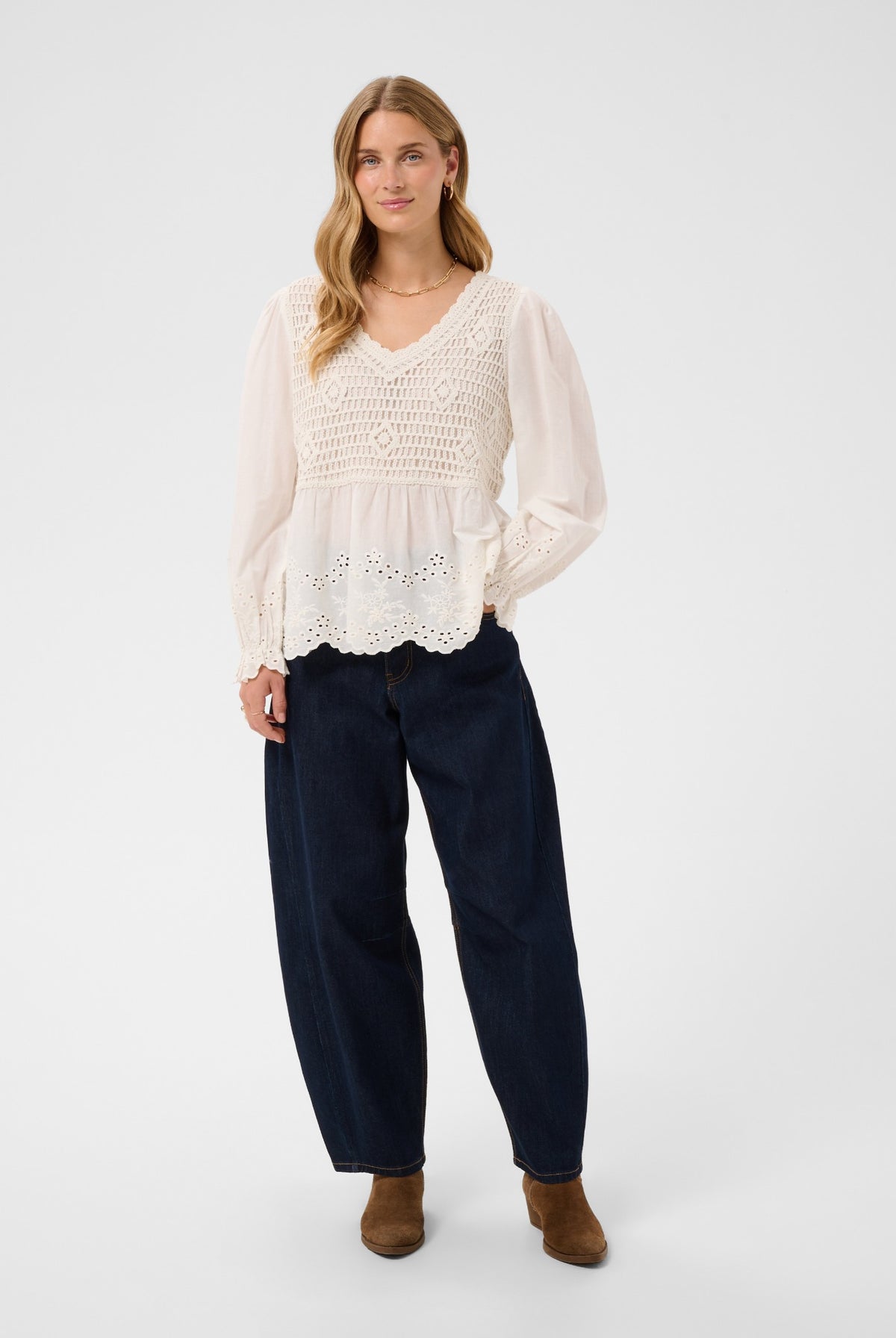 CRSerin Blouse Whisper White - 110701 - 10615359
