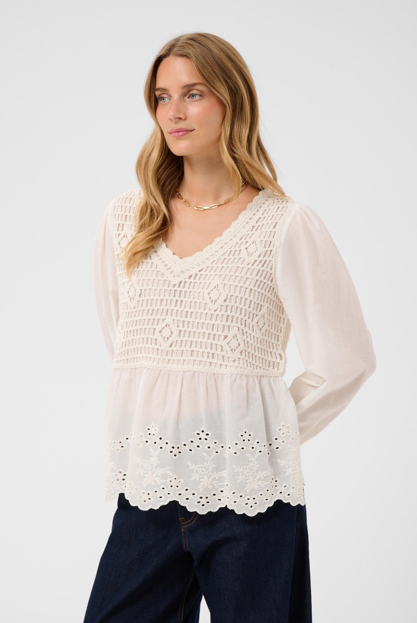 CRSerin Blouse Whisper White - 110701 - 10615359