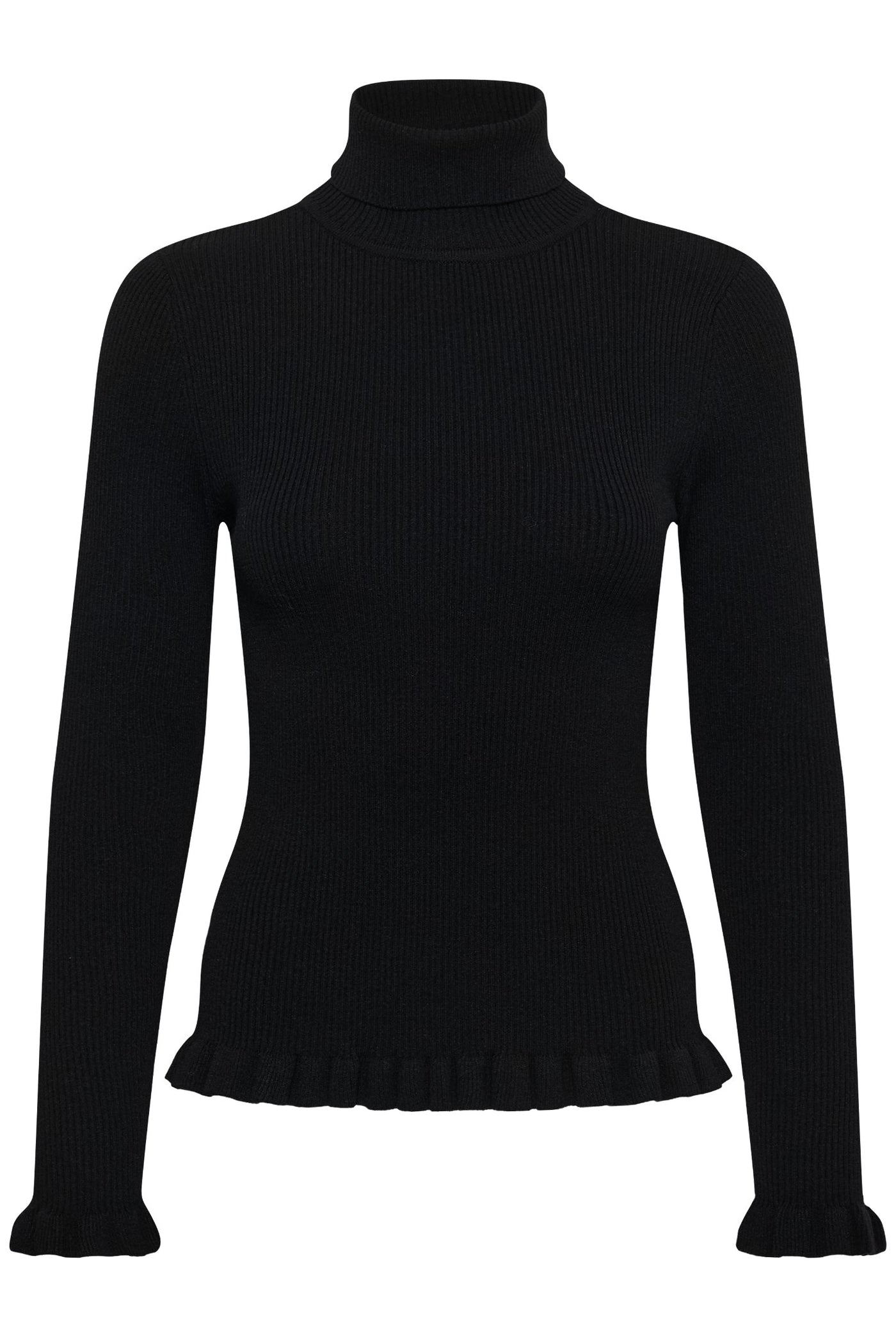 CRDela Knit Roll Neck Pitch Black - 100120 - 10615363