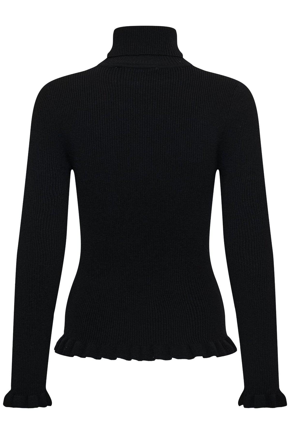 CRDela Knit Roll Neck Pitch Black - 100120 - 10615363