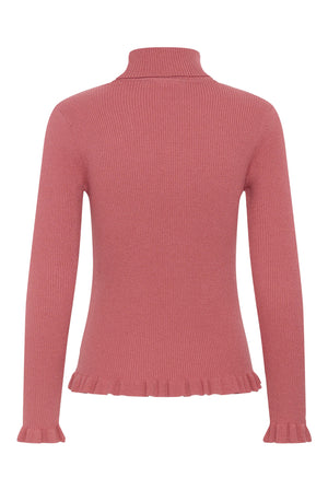 CRDela Knit Roll Neck Mauvewood - 171522 - 10615363
