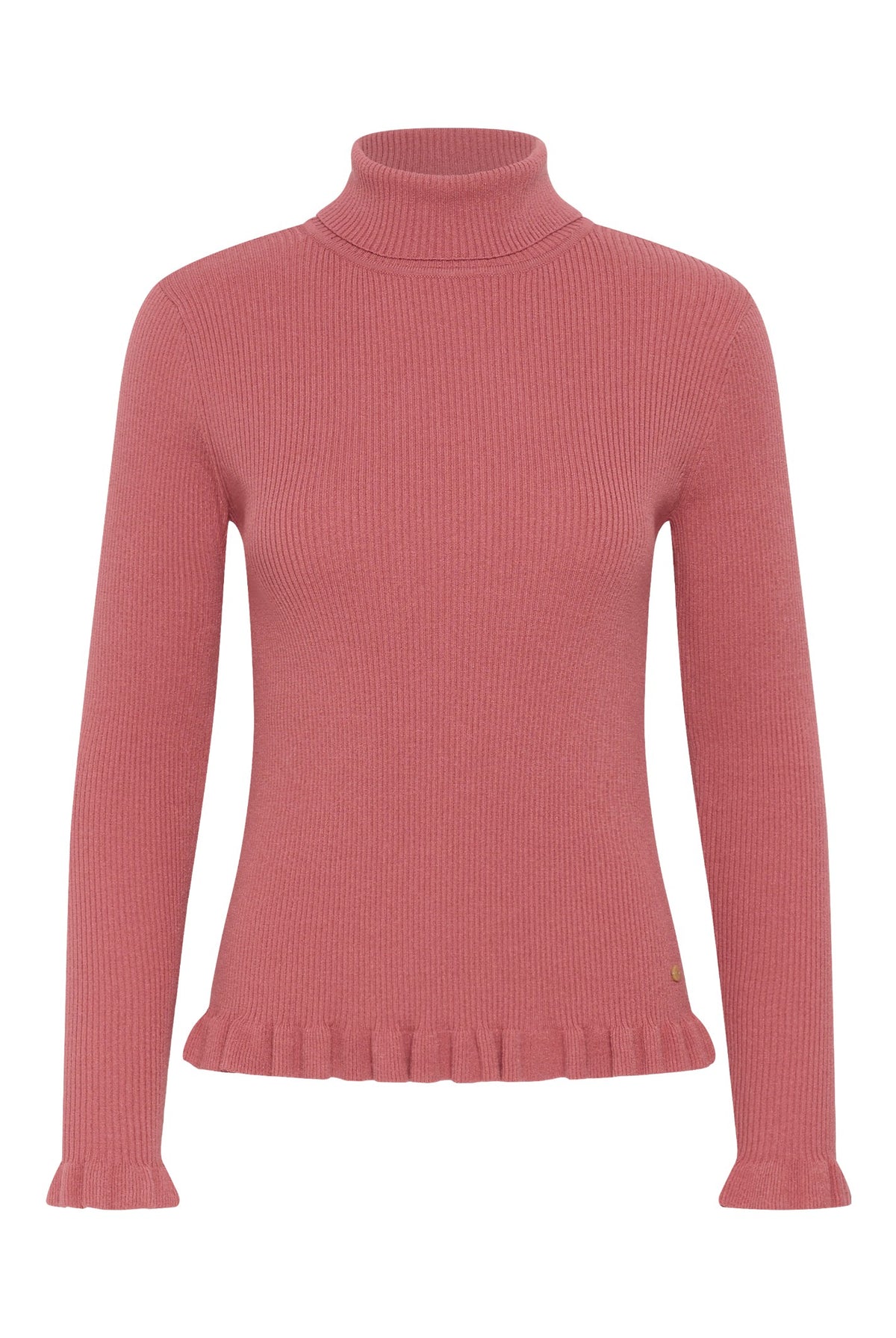 CRDela Knit Roll Neck Mauvewood - 171522 - 10615363