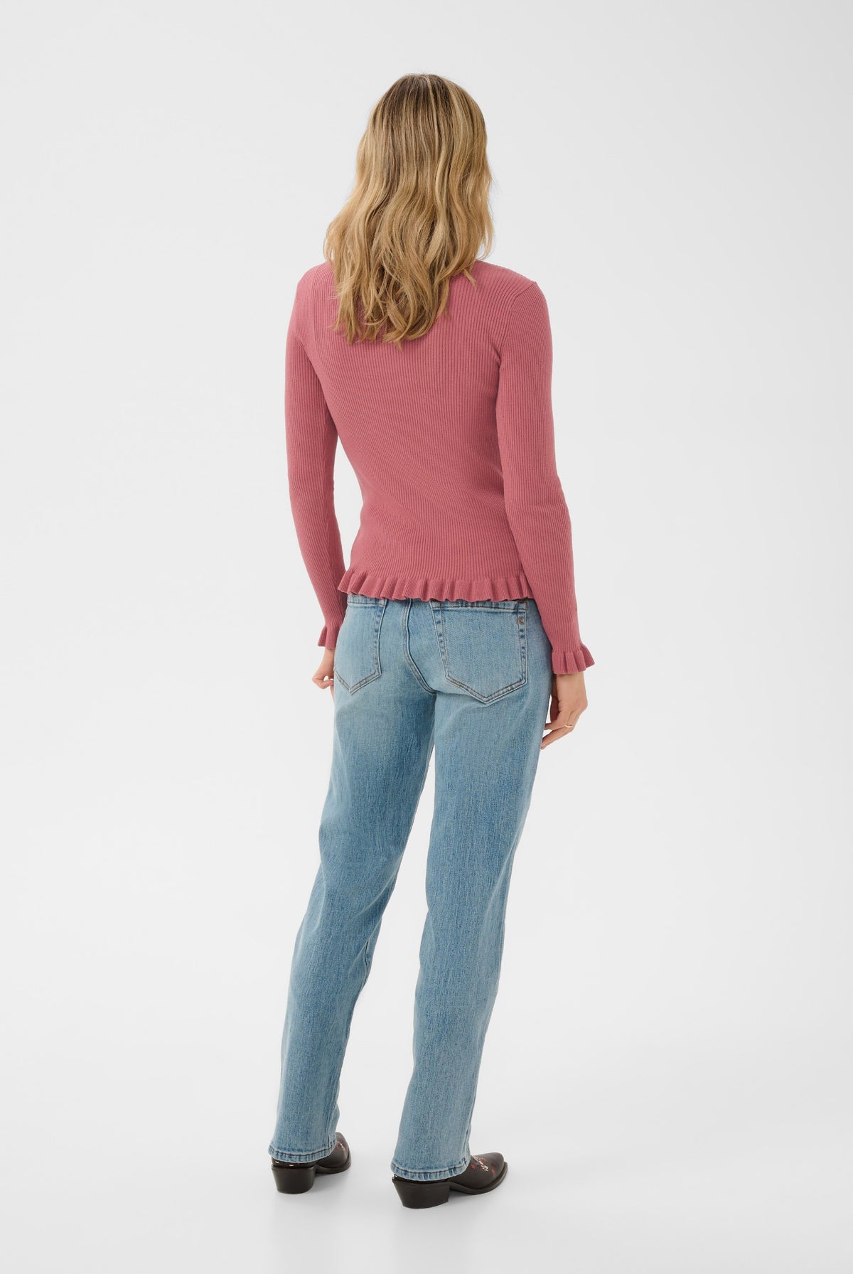 CRDela Knit Roll Neck Mauvewood - 171522 - 10615363