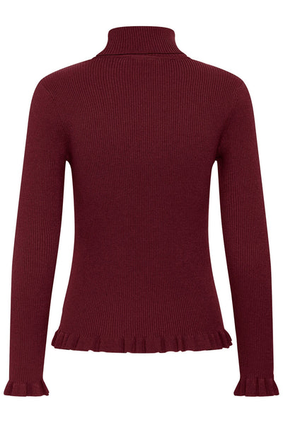 CRDela Knit Roll Neck Cabernet - 191724 - 10615363 Thumbnail