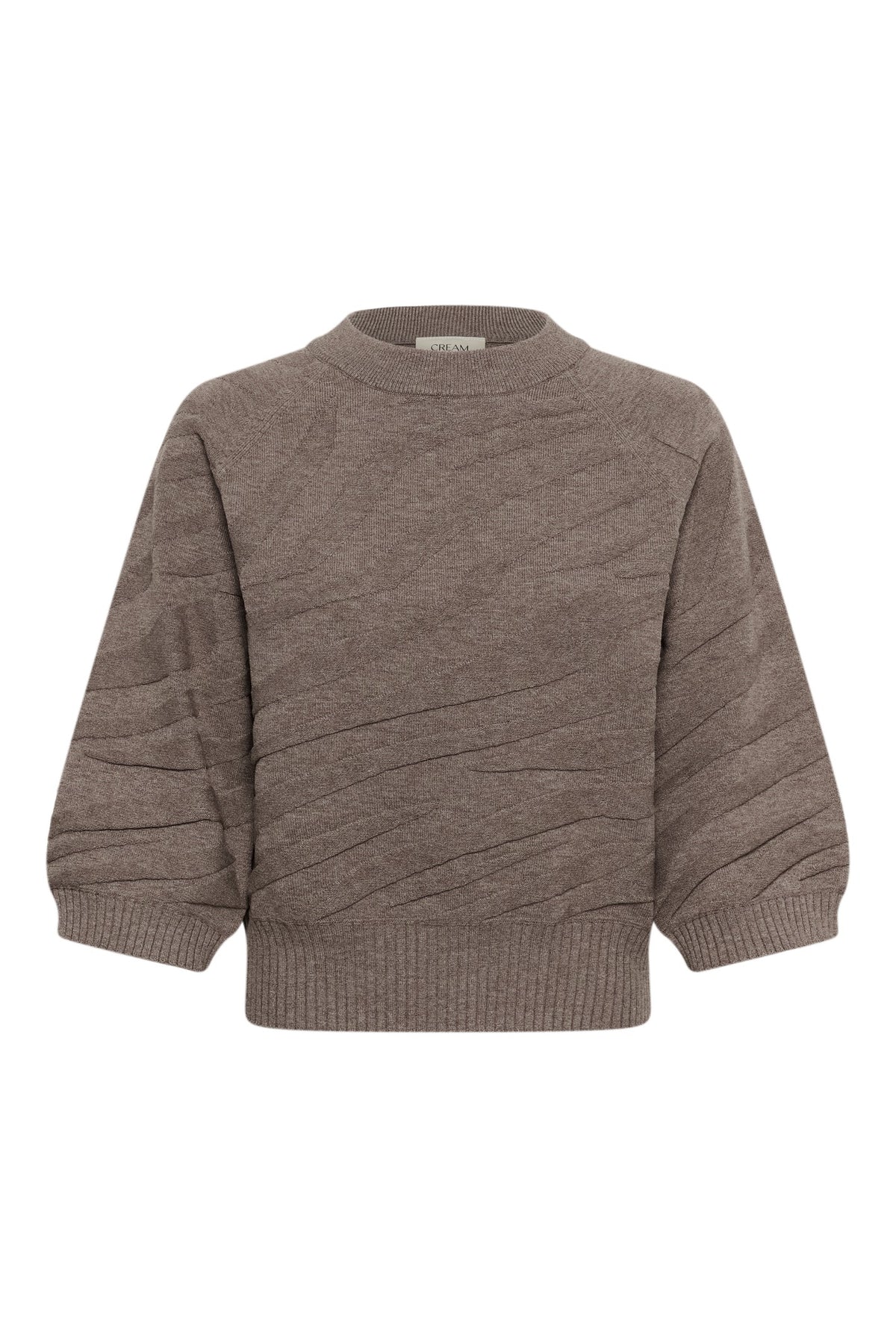 CRDela Knit Pullover Brown Lentil Melange - 1714091 - 10615364
