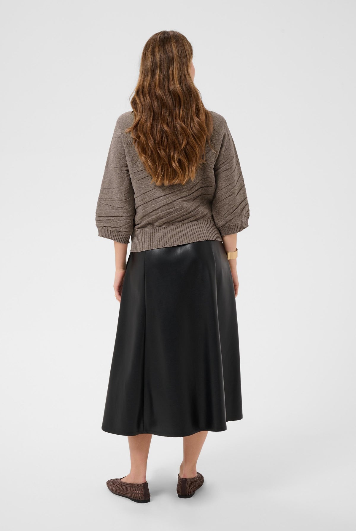 CRDela Knit Pullover Brown Lentil Melange - 1714091 - 10615364