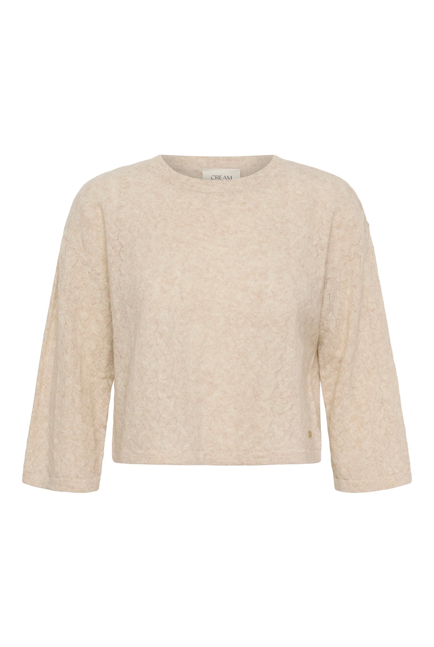 CRMela 3/4 Sleeve Pullover Oat melange - 100232 - 10615365