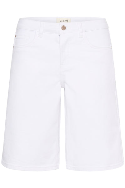 CRBotilde Plain Bermuda Shorts Snow White - 110602 - 10615372 Thumbnail
