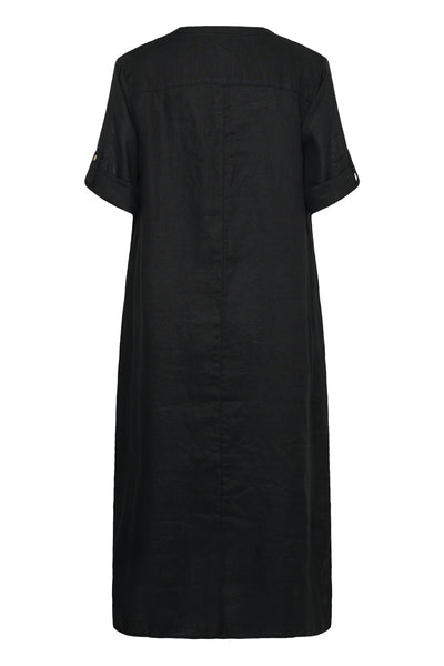 CRBellis Caftan DRess Pitch Black - 100120 - 10615405 Thumbnail