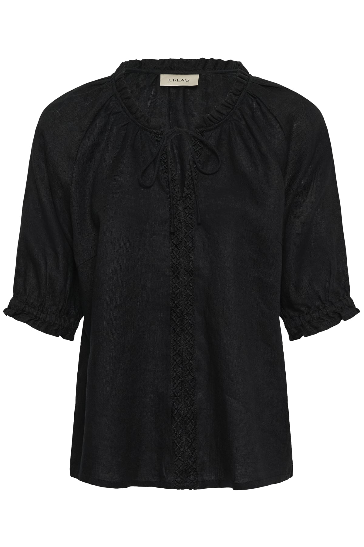CRBellis Lace Blouse Pitch Black - 100120 - 10615408