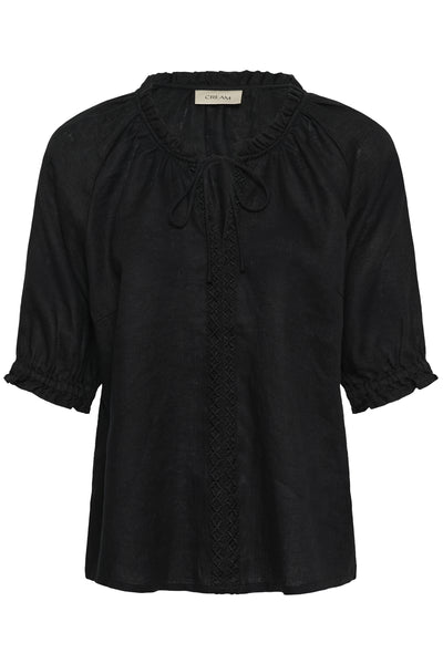 CRBellis Lace Blouse Pitch Black - 100120 - 10615408 Thumbnail