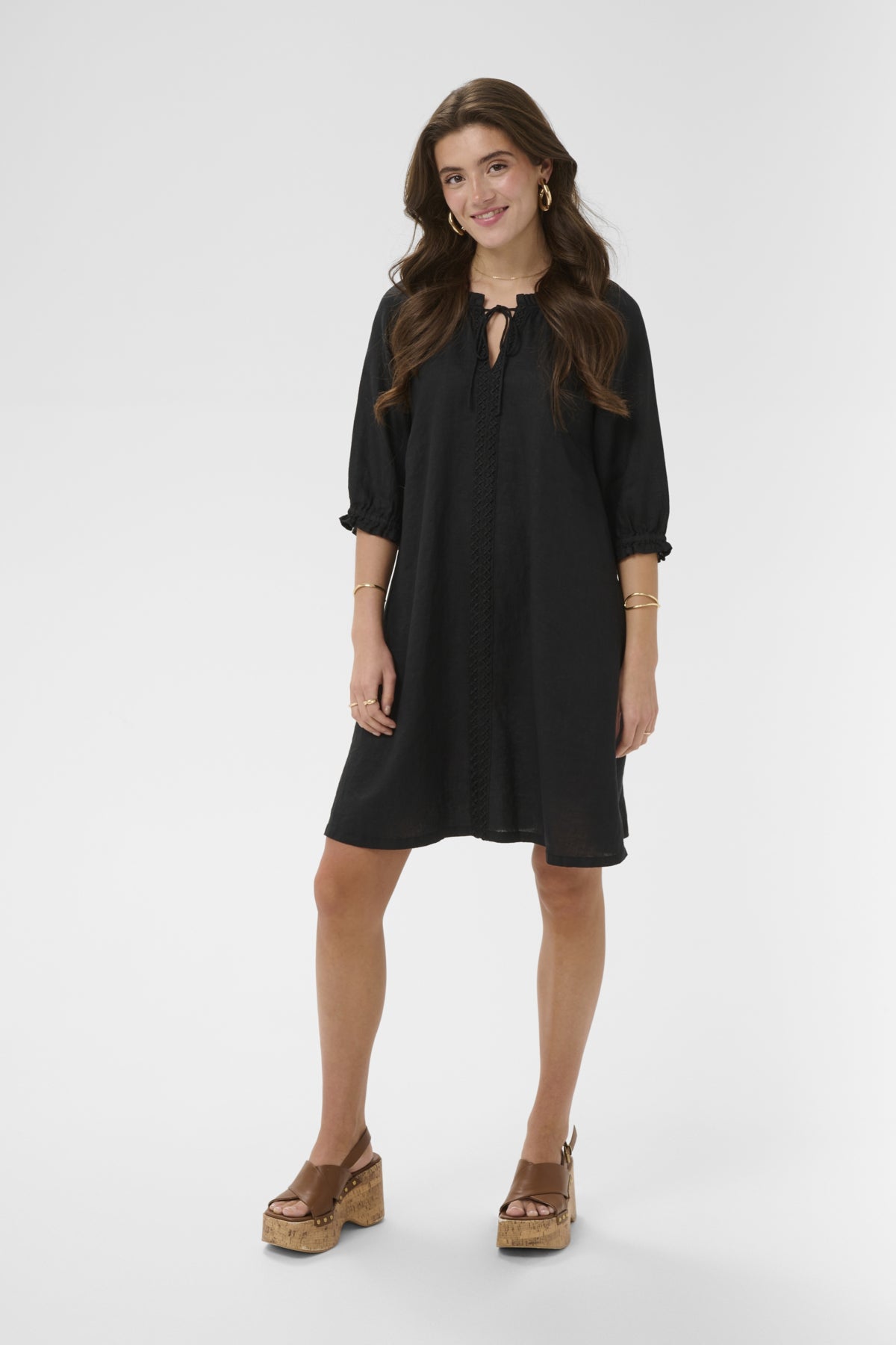 CRBellis Lace Dress Short Pitch Black - 100120 - 10615409