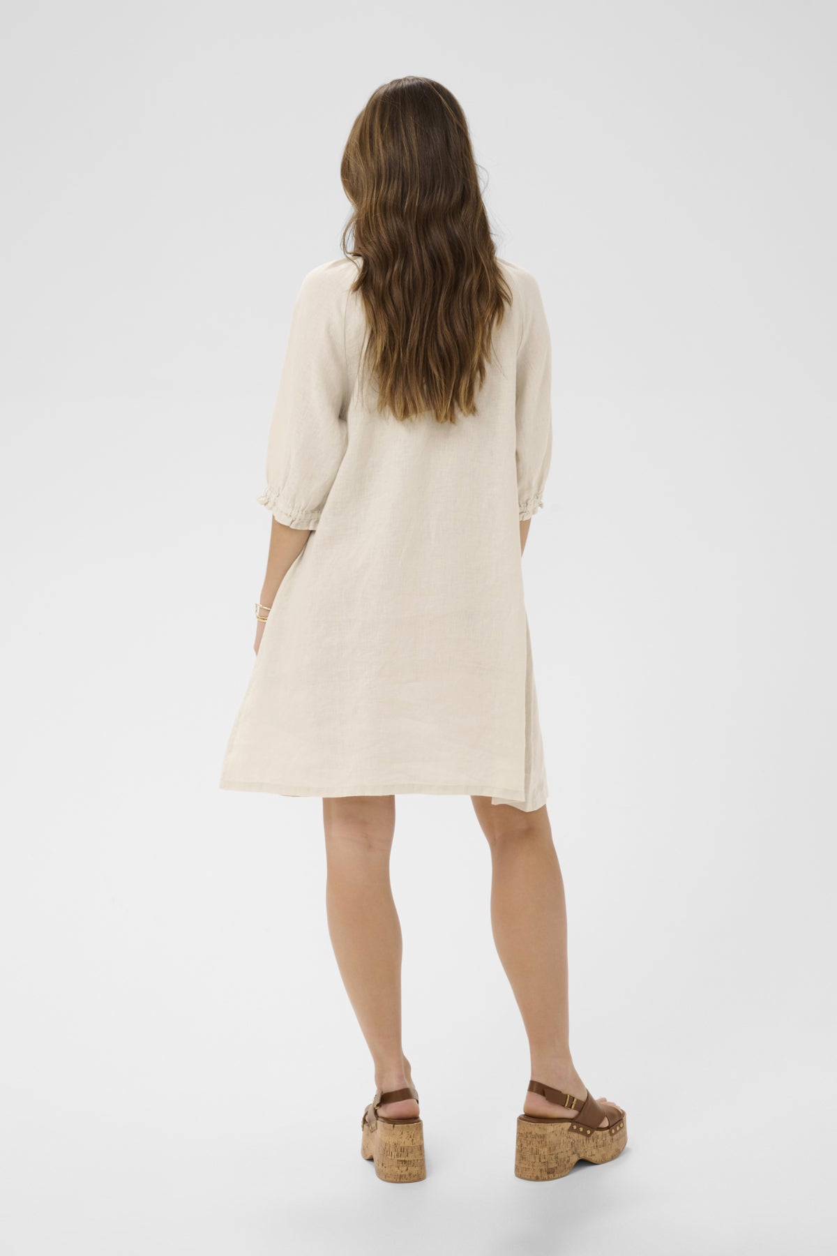 CRBellis Lace Dress Short Crispy Sand - 104537 - 10615409