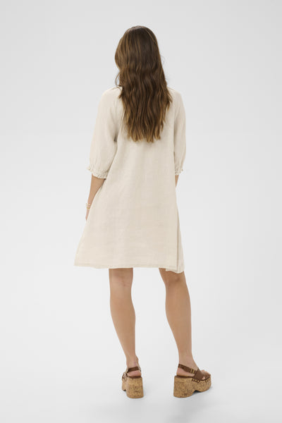 CRBellis Lace Dress Short Crispy Sand - 104537 - 10615409 Thumbnail