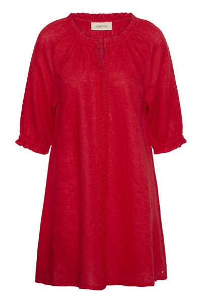CRBellis Lace Dress Short High Risk Red - 181763 - 10615409 Thumbnail