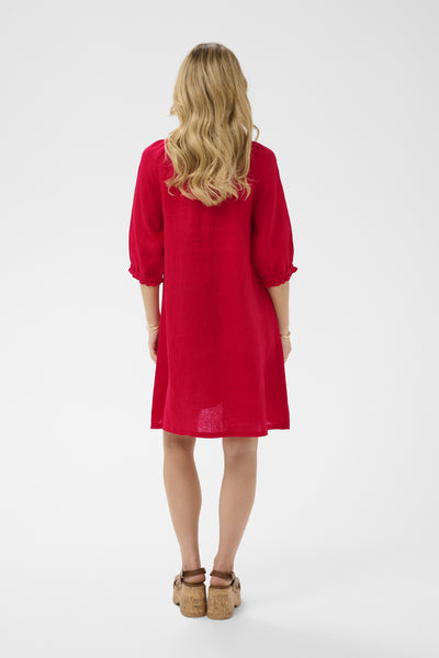 CRBellis Lace Dress Short High Risk Red - 181763 - 10615409 Thumbnail