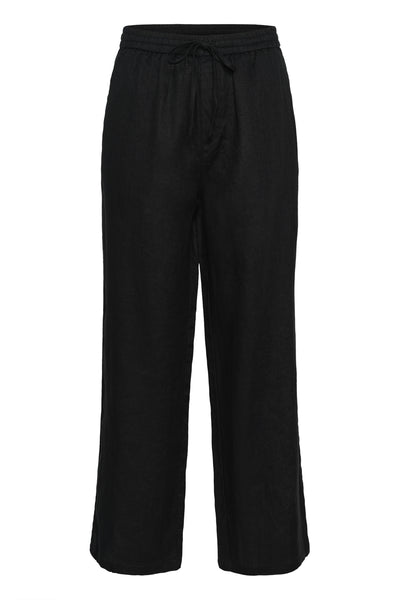 CRBellis Linen Pant Pitch Black - 100120 - 10615410 Thumbnail