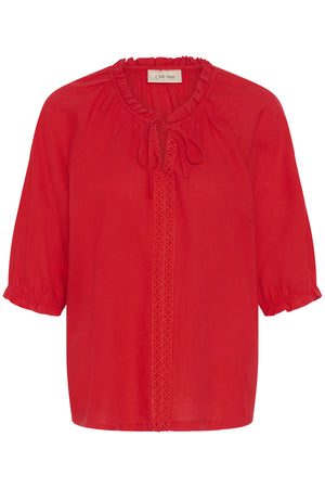 CRBirgit Lace Blouse High Risk Red - 181763 - 10615411