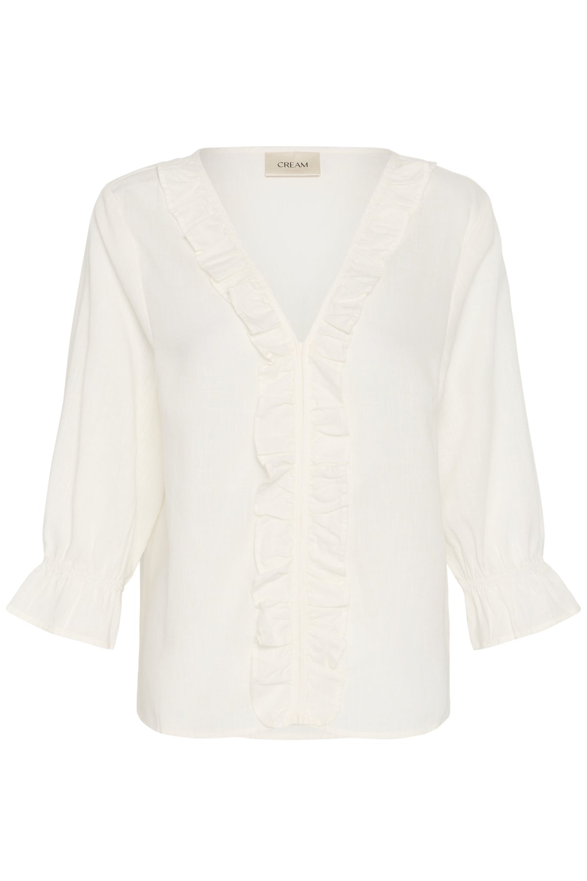 CRBirgit Frill Blouse Snow White - 110602 - 10615412