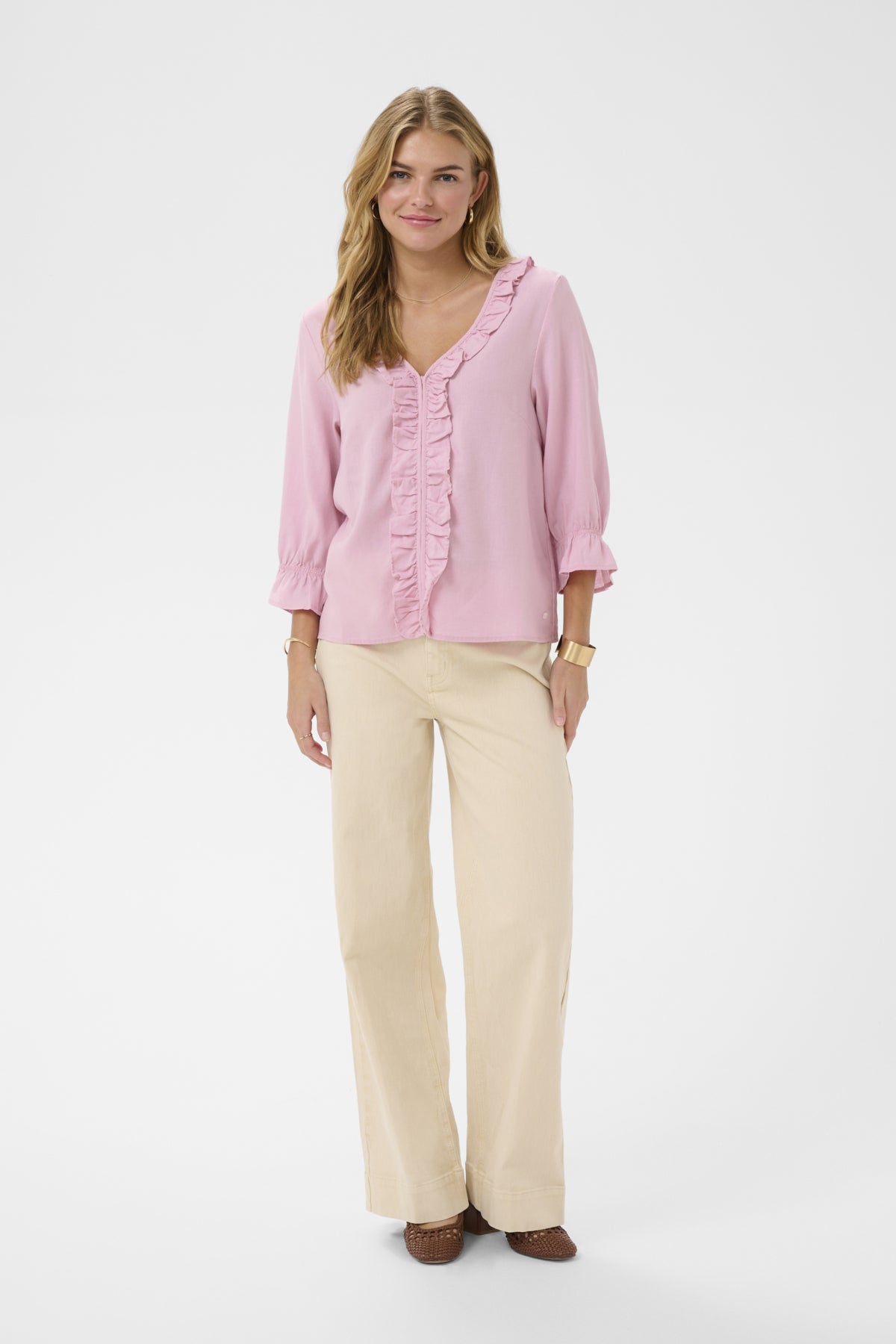 CRBirgit Frill Blouse Pink Nectar - 142305 - 10615412