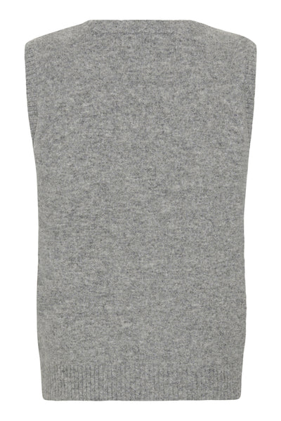 CRHope Knit Slipover Grey Melange - 100391 - 10615446 Thumbnail
