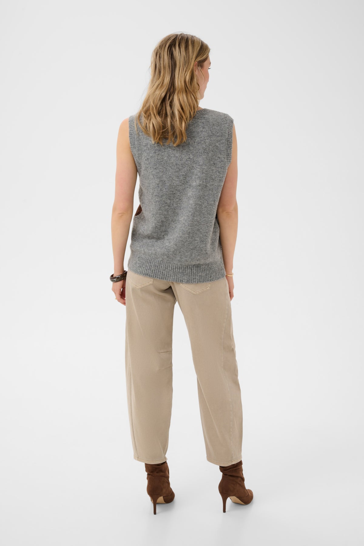 CRHope Knit Slipover Grey Melange - 100391 - 10615446