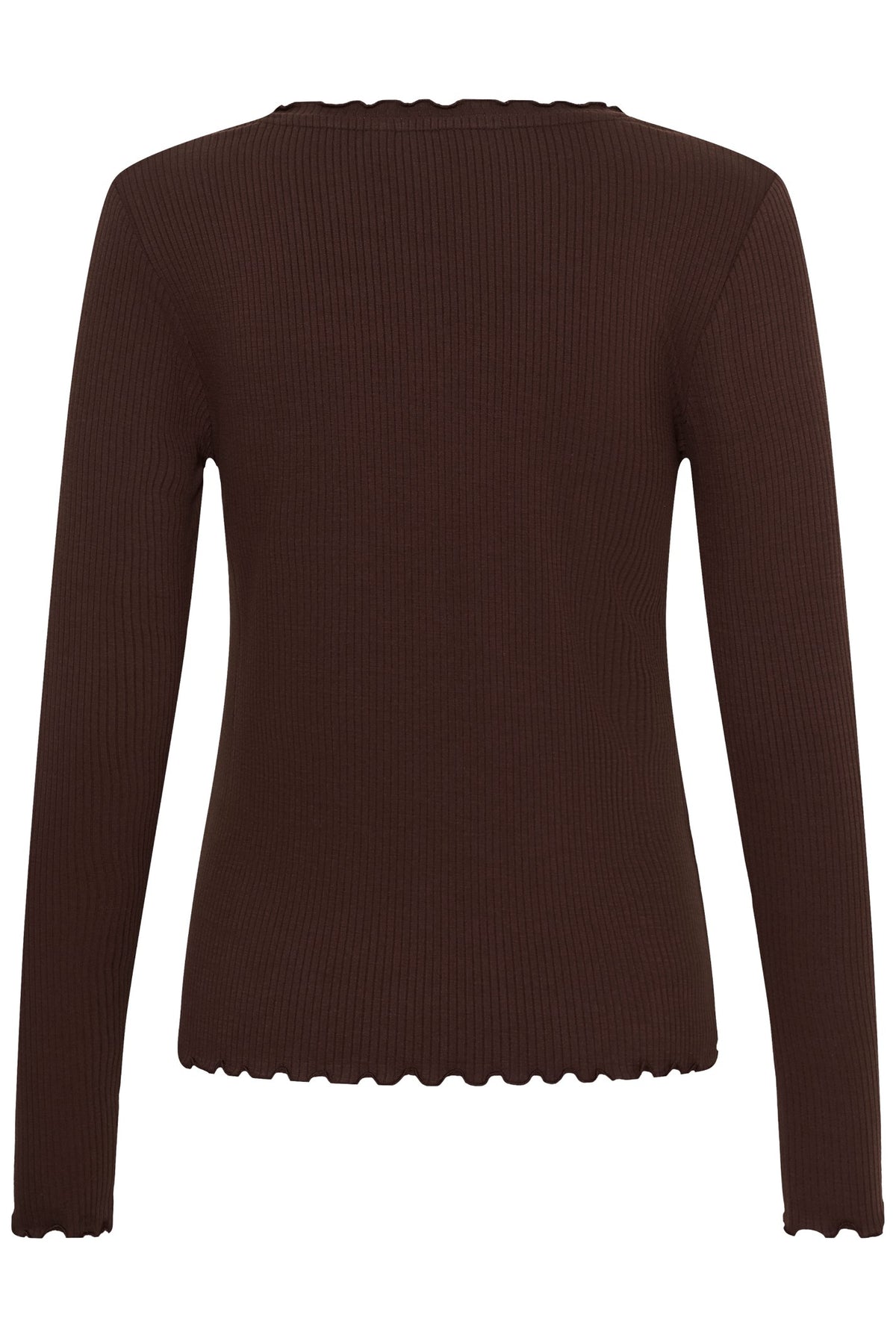 CRRibba LS V-neck Tshirt Java - 191016 - 10615480