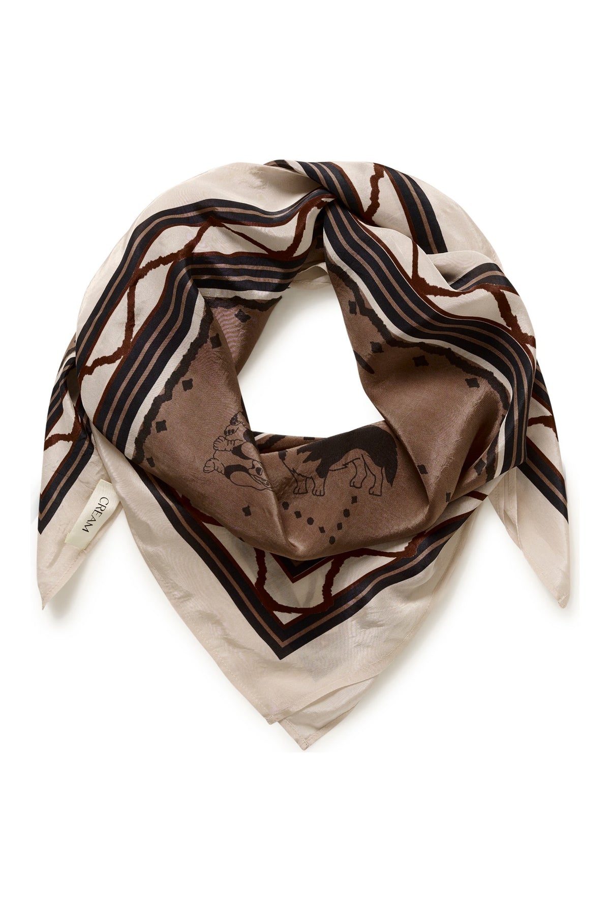 CRAshli Scarf Brown Dog - 110041 - 10615495