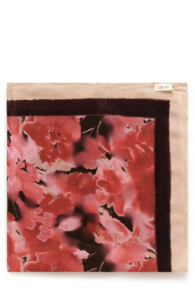 CRAshli Scarf Red Flower - 110075 - 10615495 Thumbnail