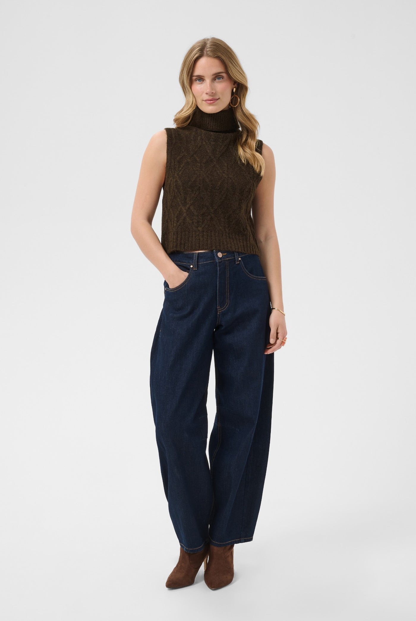 CRElsie Knit Slipover Java - 191016 - 10615533