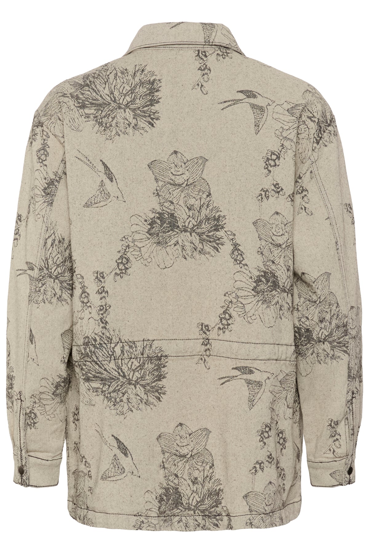 CRVatta Jacket Ecru Flower Jacquard - 109544 - 10615535