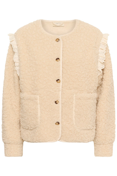 CRRana Lace Teddy Jacket Oatmeal - 130401 - 10615559 Thumbnail