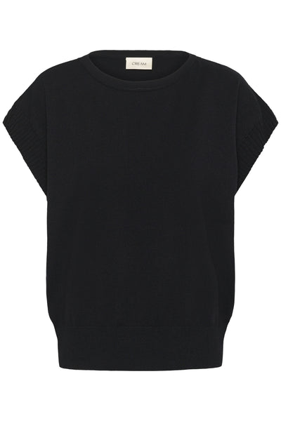 CRDela Knit Slipover Pitch Black - 100120 - 10615601 Thumbnail